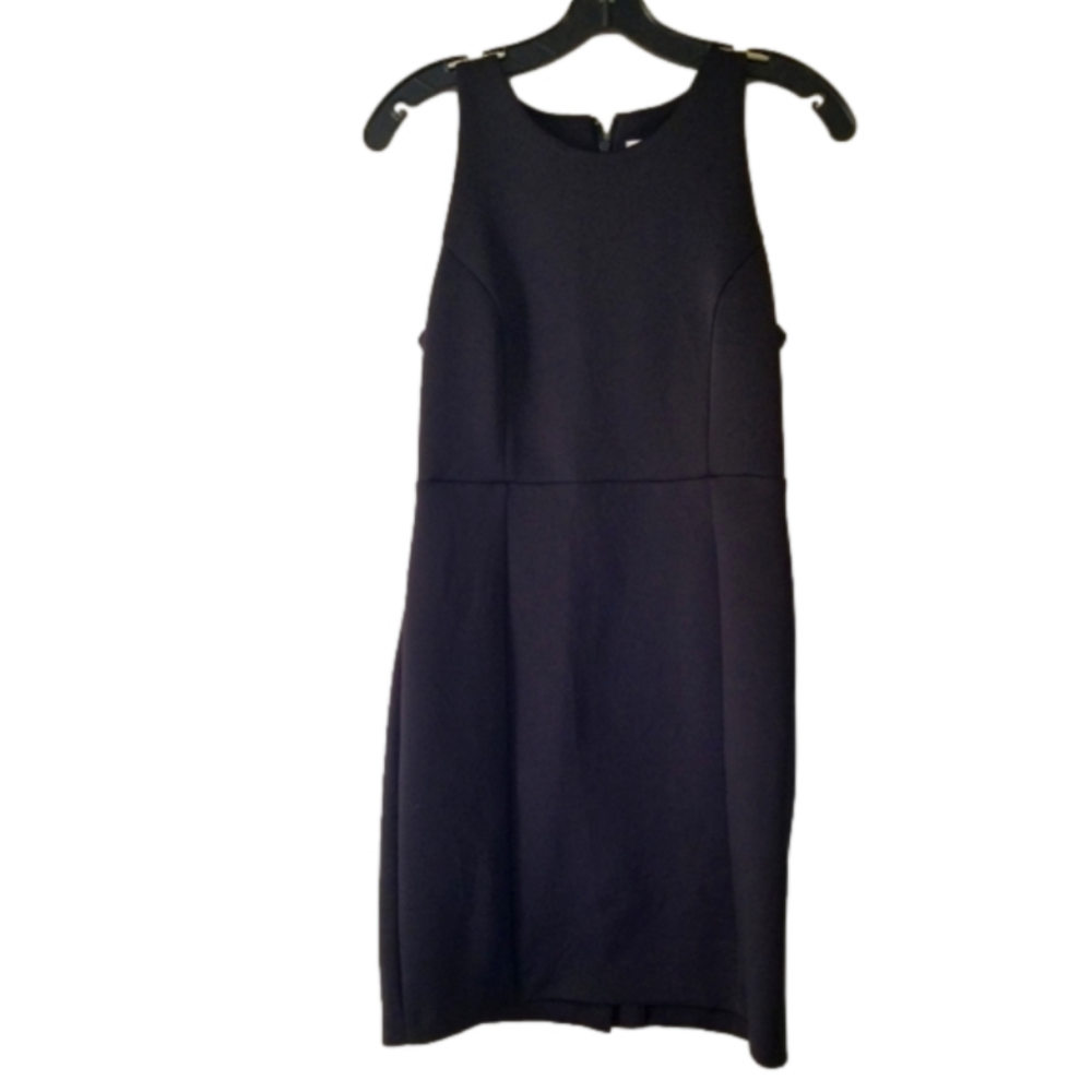 MILLY Nero Black Sleeveless Mini Panelled Shift Dress Size 4